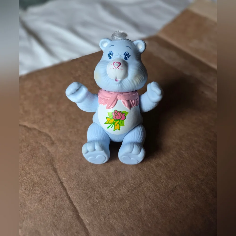 Vintage Blue and Pink Grams Care Bear Toy Figure - Picture 5 of 5